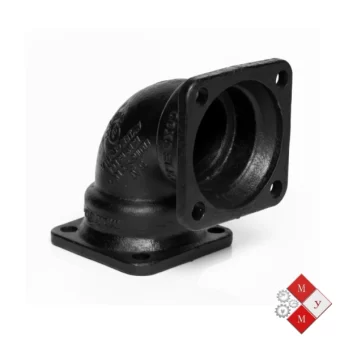 Codo MJ 90 grados de hierro dúctil C-900 para sistemas hidráulicos.