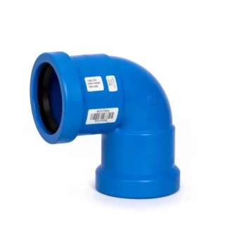 Codo X 90 PVC C-900 para cambio de dirección en redes hidráulicas de alta presión