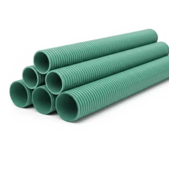 Tubería Doble Pared TDP Tramos de 6 metros PVC para sistemas de drenaje y alcantarillado de alta resistencia