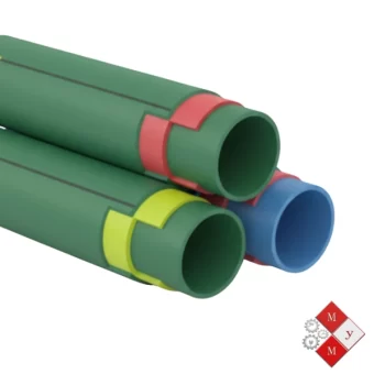 Tubería de polipropileno fusión para sistemas de agua caliente y fría.