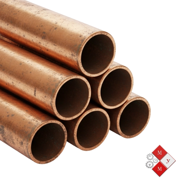 Tubería rígida de cobre para sistemas de agua, gas y refrigeración.