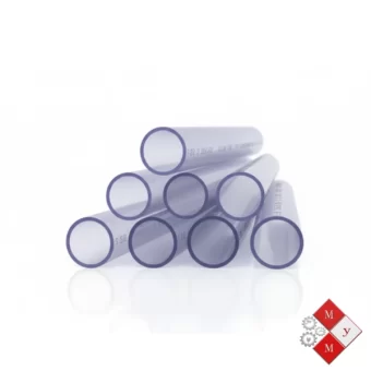 Tubería transparente de PVC para laboratorios, acuarios e industrias.