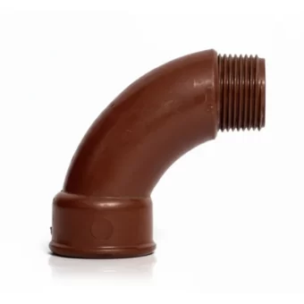 Curva M X H 90 Polipropileno Roscar para cambio de dirección en sistemas hidráulicos roscables