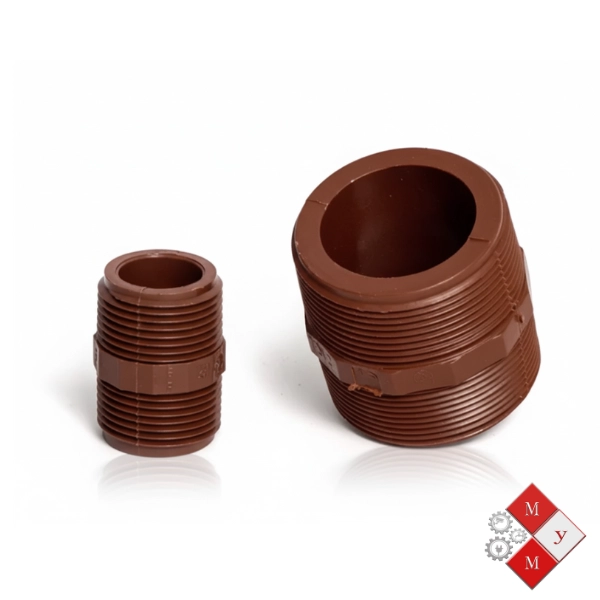 Entrerosca de polipropileno roscar para unión de accesorios hidráulicos.