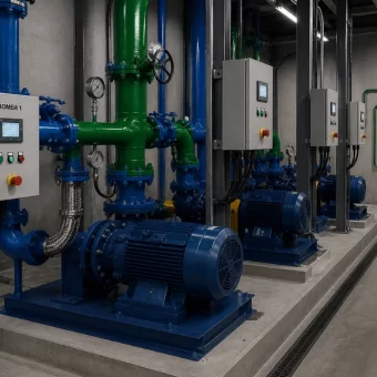 Equipo Prefabricado de Bombeo de Agua Potable para suministro y presión en redes hidráulicas