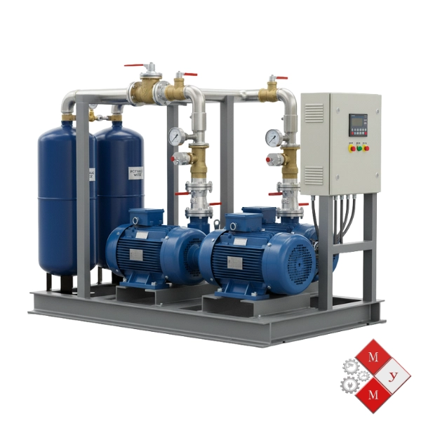 Equipo prefabricado de bombeo de agua potable para sistemas hidráulicos