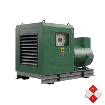 Planta eléctrica diésel encabinada para respaldo industrial y comercial.