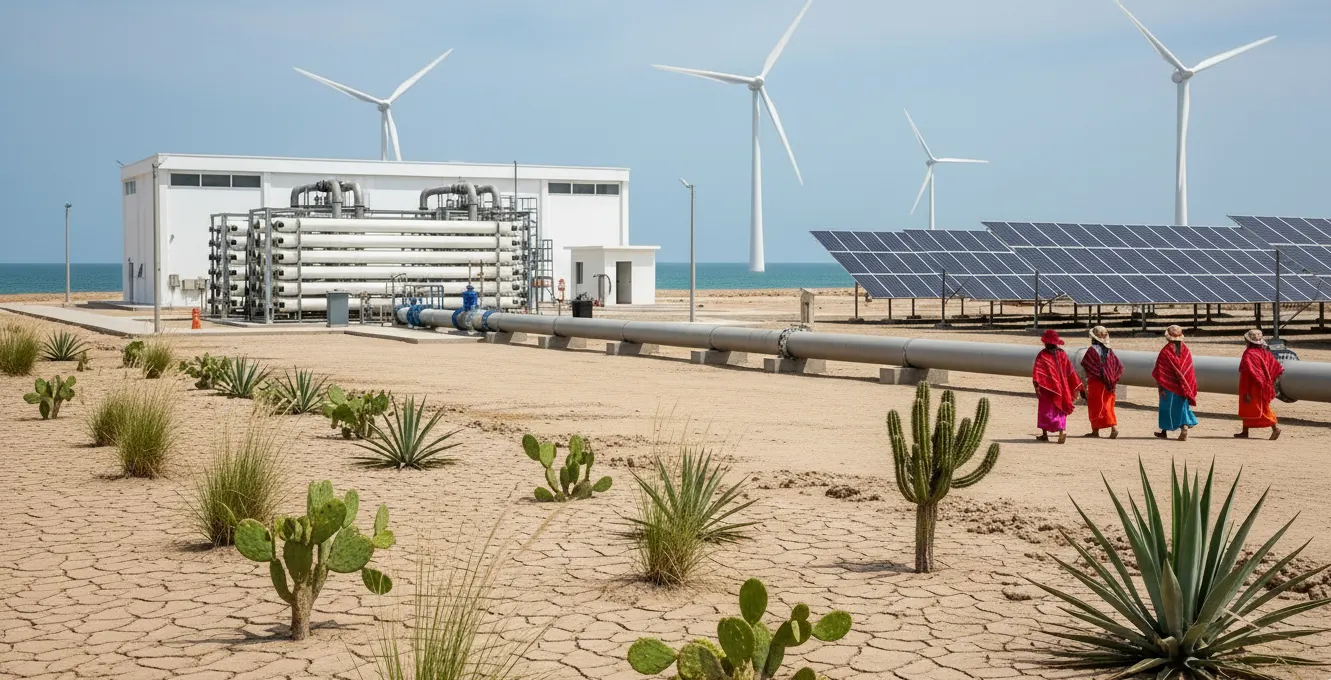 Solución desabastecimiento agua Guajira modelo Aruba